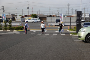 令和3年6月18日新型コロナワクチン接種会場誘導警備<br />
神栖市防災アリーナ　