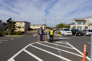 令和4年11月13日　神栖市防災アリーナ駐車場警備③<br />
かみす福祉まつり